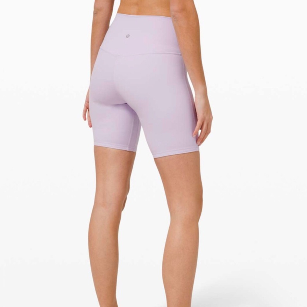 Lululemon Align Short 8" in the color Lavender Dew in size 2